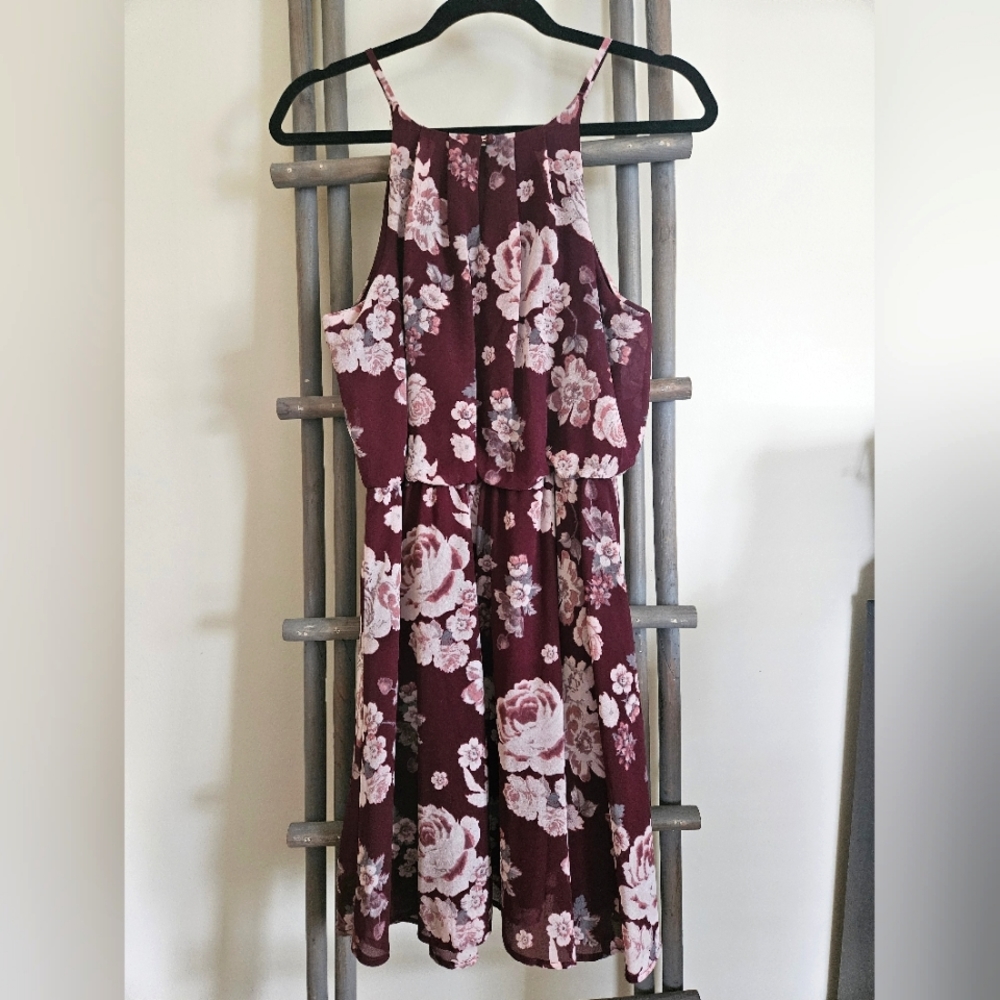 Francesca's Floral Mini Dress